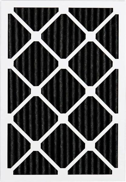 Nordic Pure 12x25x1 (Actual Size: 11 3/4 x 24 3/4 x 3/4) Pure Carbon Pleated Odor Reduction Furnace Air Filters 2 Pack