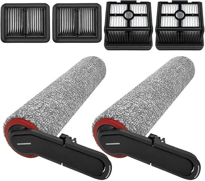 Main Roller Brushes Filter，Compatible For Dreame， H40 Ultra/H40 Pro Wet Dry Vacuum Cleaner Floor Scrubber Parts(C)