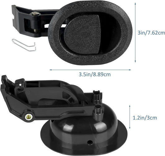 Recliner Replacement Parts with Pull Handle and Release Cable (2-Sets), Repair Recliner Mechanism Parts Compatible with Most Furniture of Recliner Sofa Couch Chair