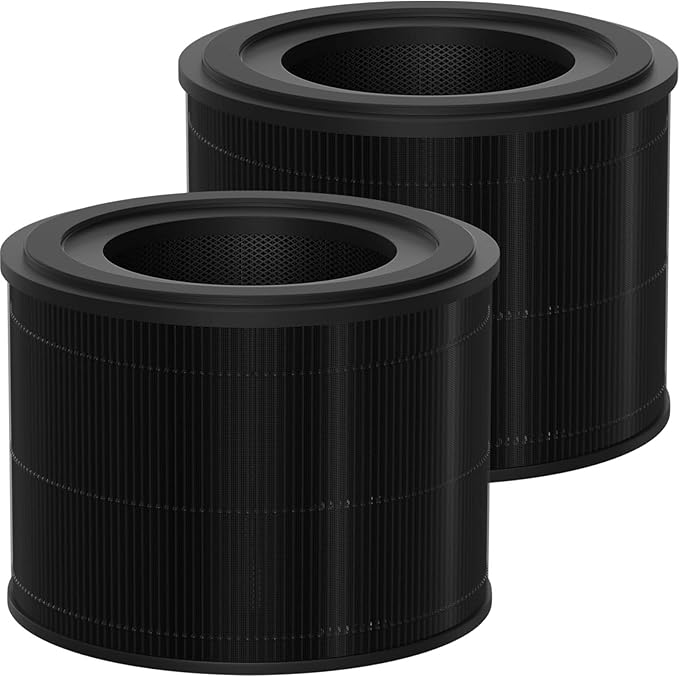 Ontheone Filter Replacement Compatible with AirExpect/AirExtend Air Cleaner Purifier JL-AP-TB01, 4-Stage Filtration High-efficiency Activated Carbon 3-IN-1 Air Clean Voc Dust, 2 Pack