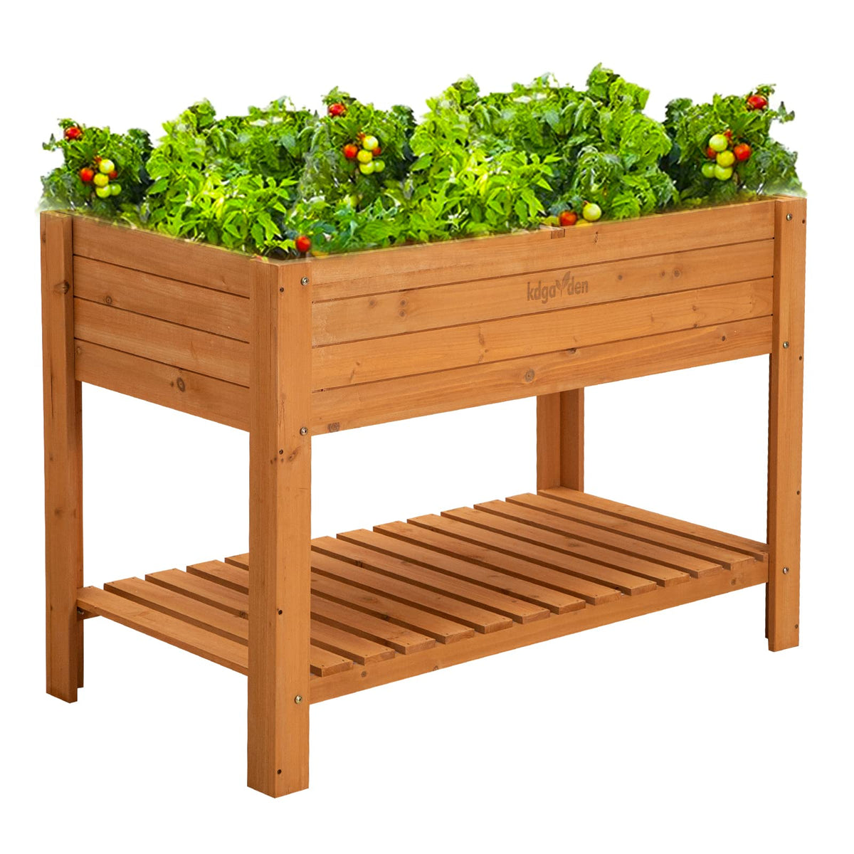 48"x24"x33" Large Raised Garden Beds Wood Elevated Planters Box with Legs