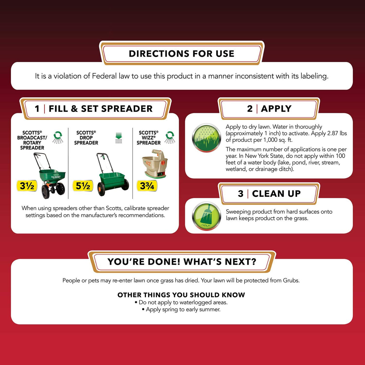 Scotts GrubEx1 Season-Long Grub Killer, 2-Pack – Treats 10,000 sq ft, Up to 4 Months Protection