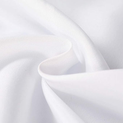 Rectangle Tablecloth 60x120 inch Washable Polyester Fabric Table Cloth for Wedding Party Dining Banquet Decoration（60x120, White）