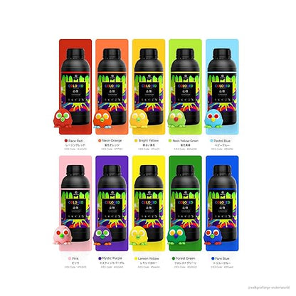 RESIONE CL-TH Tough ABS-Like Color 3D Printer Resin, Highly Saturated & Opaque Colors, Rigid and Tough, Wear & Scratch Resistant, Low Shrinkage for Figures, Models & Prototypes, Pure Blue-1KG