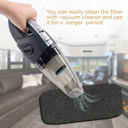 RV Premium Charcoal Activated Carbon Fiber Air Conditioner Filter - Air Duct AC Carbon Filter Replacement for RV AC Vent (4 Pack, 12.875” x 5.5”)