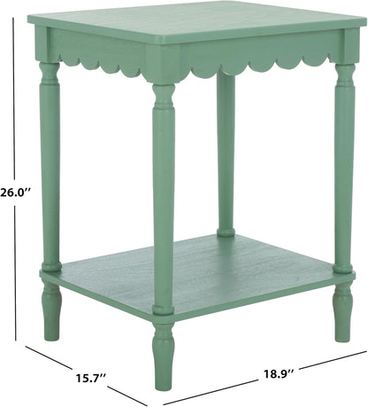 SAFAVIEH Home Collection Haven Sage Green Accent Table