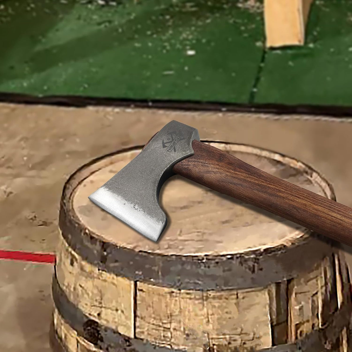 Competition Throwing Axe, 3 Pack 16.5" Throwing Axes with 1065 High Carbon Steel & Hickory Wood Handle, Perfect for Axe Throwiing Game, Competition and Recreation, Gift for Men