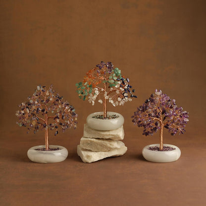 Seven Chakra Crystal Trees, Bonsai Tree, Money Tree, Healing Stones, Crystal Tree of Life, Desk Decor, Home Decor, Unique Birthday Gifts for Women Mom