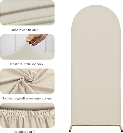 Wedding Arch Cover Spandex Arch Backdrop Cover 7.2FT Arch Backdrop Cover