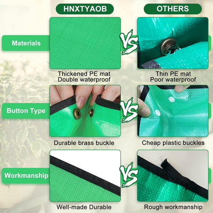 39.5" x 31.5" Large Repotting Mat for Indoor Plants Transplanting Control Mess Table Top Gardener Portable Potting Tray Succulent Potting Garden Mat Gardening Gifts for Women Plant Lady Gifts