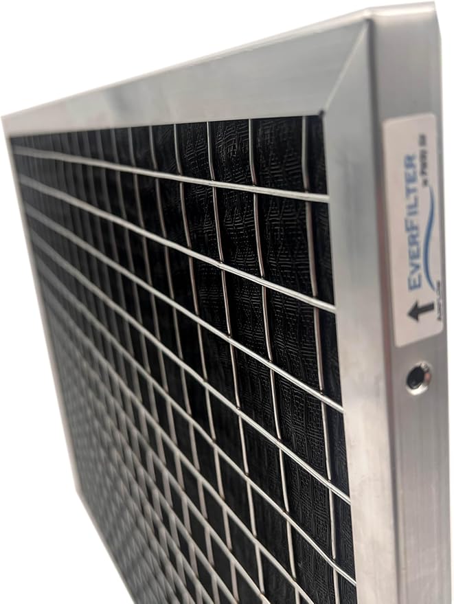 18x25x1 Electro-static Air Filter (1-Ct) AC Furnace Filter, Reusable & Washable 4-Stage Electrostatic Filter for Residential and Commerical HVAC (Actual Size:17.75 x 24.75 x 0.75 Inches)