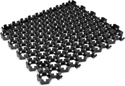 Standartpark Vodaland Permeable Pavers - HexPave Grass & Gravel Permeable Paver System - 100% Recycled PPE Plastic Pavers, Handles 27,000 lbs, 1" Depth, 1450 s.f / 488 Units