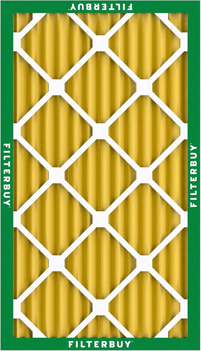 Filterbuy 11.25x23.25x2 Air Filter MERV 11 Superior Pet & Allergy Defense (6-Pack), Electrostatic Pleated HVAC AC Furnace Filters Replacement, Made in USA (Actual Size: 11.25 x 23.25 x 1.75)
