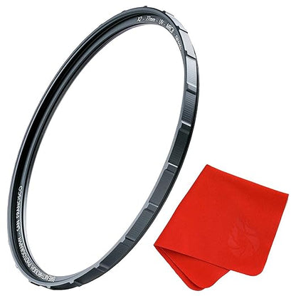 46mm X2 UV Filter for Camera Lenses - UV Protection Photography Filter with Lens Cloth - MRC8, Nanotec Coatings, Ultra-Slim, Traction Frame, Weather-Sealed by Breakthrough Photography