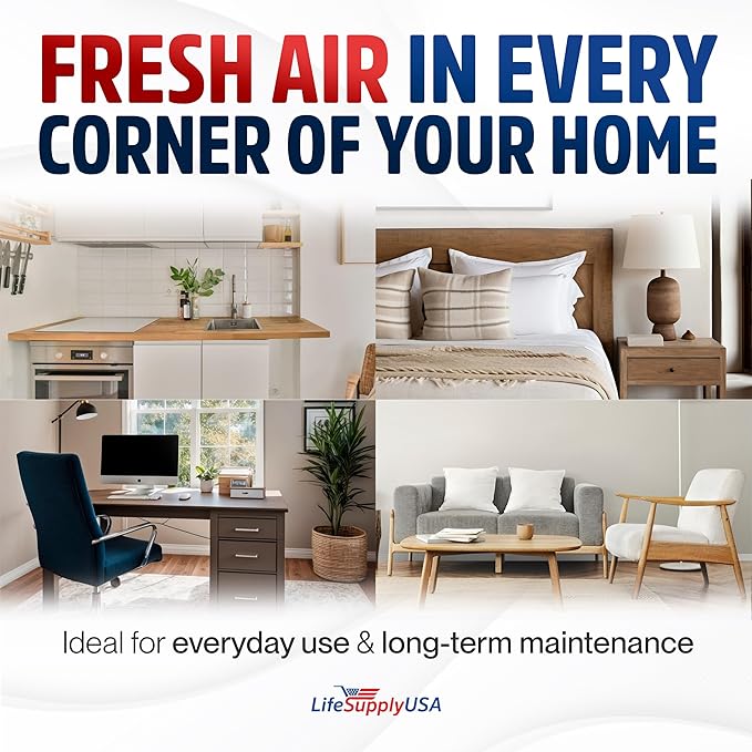 Carbon Pre-Filter Replacement Compatible with RabbitAir BioGS 2.0 Ultra Quiet SPA-550A and SPA-625A Air Purifiers by LifeSupplyUSA