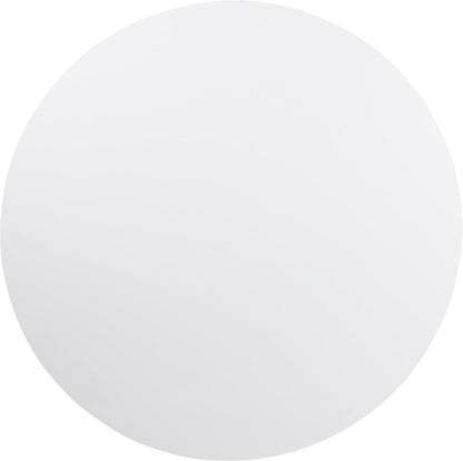 Flash Furniture 5' Round All-Occasion Plastic Folding Event Table for Parties and Trade Shows, Folding Banquet Table for Indoor/Outdoor Events, White