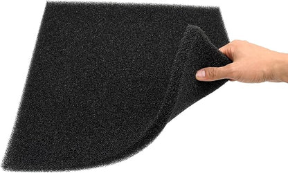 Aquarium Filter Bio Sponge Pad, Foam Sponges Filter Media, Cut fit it Filter Accessories for Fish Tanks and Ponds (18"x18"x0.8" (20PPI) 1 Pack)