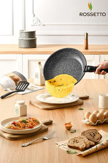 16pcs Aluminium Nonstick Pots and Pans Set from France with detachable Handle, Stackable, Ceramic RV Kitchen Cookware Sets Removable Handle, PFOA and PTFE Free, Oven Safe, Induction