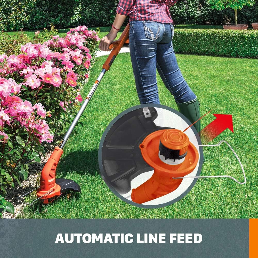 Worx String Trimmer Cordless & Edger 20V 10" Weed Trimmer PowerShare (Battery & Charger Included) WG154