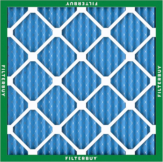 Filterbuy 15x15x1 Air Filter MERV 13 Optimal Smoke & Allergy Defense (3-Pack), Electrostatic Pleated HVAC AC Furnace Filters Replacement, Made in USA (Actual Size: 15.00 x 15.00 x 0.75)