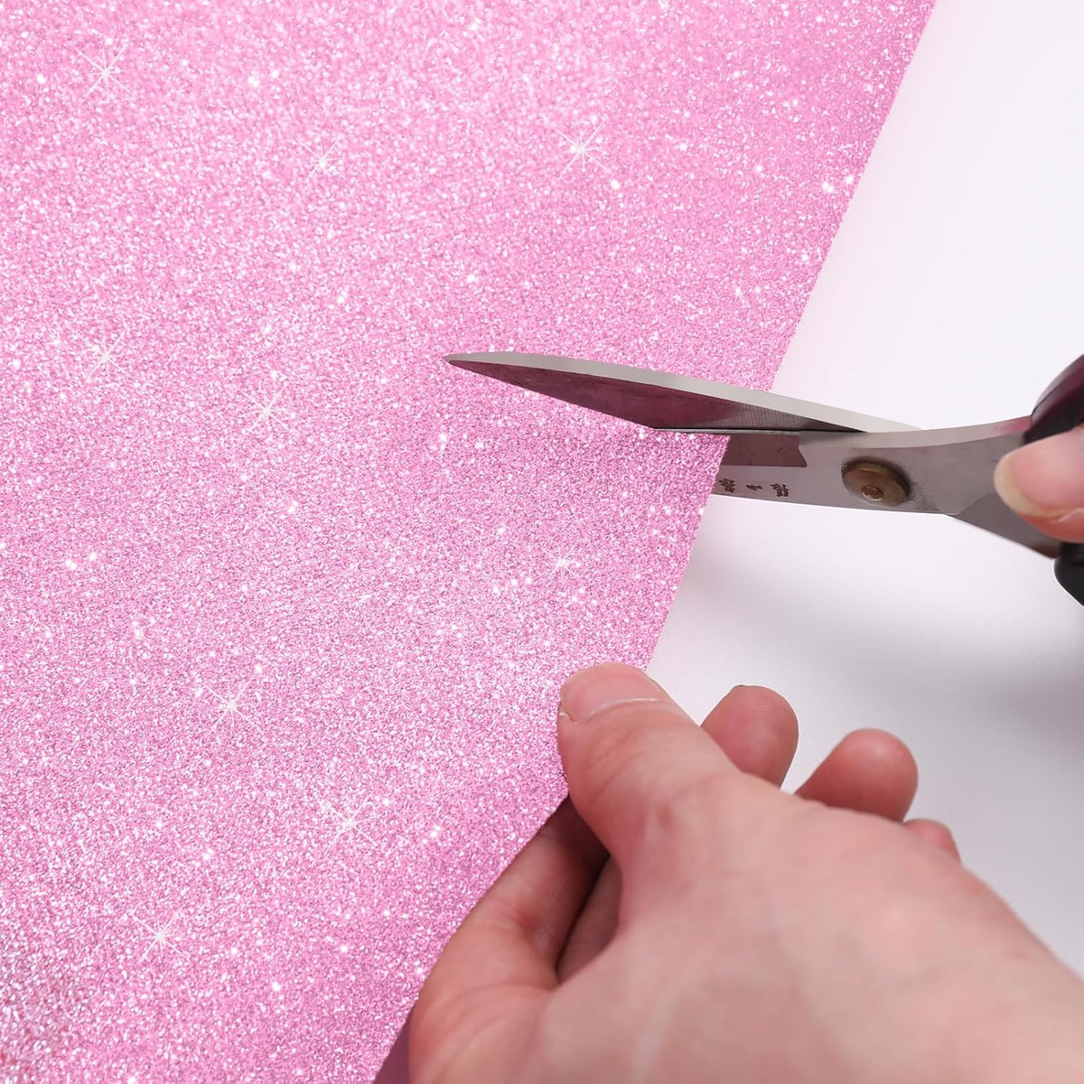 Glitter Carpet Runner for Party -200 GSM Thickness Non-Woven Fabric Runner Rug with Adhesive Tape, Hollywood Carpet for Event, Aisle Runner for Wedding Ceremony (Glitter Pink, 2.6FTx15FT)
