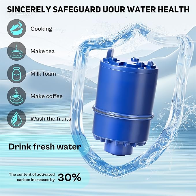 Faucet Water Filter Replacement for Pur and PUR Plus Mounted Water Filter System RF-9999 RF-3375 FM-2500V FM-3700 FM-3400B Natural Mineral Filtration 2 Pack by TOMOON