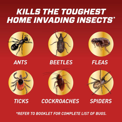 Ortho Home Defense Insect Killer for Indoor & Perimeter2 with Comfort Wand, Controls Ants, Roaches, and Spiders, 1.1 gal