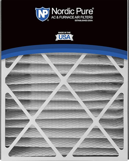 Nordic Pure 20x25x5 (19 3/4 x 24 1/4 x 4 7/8) Air Bear Replacement 266649-102 MERV 14 Air Filter 1 Pack