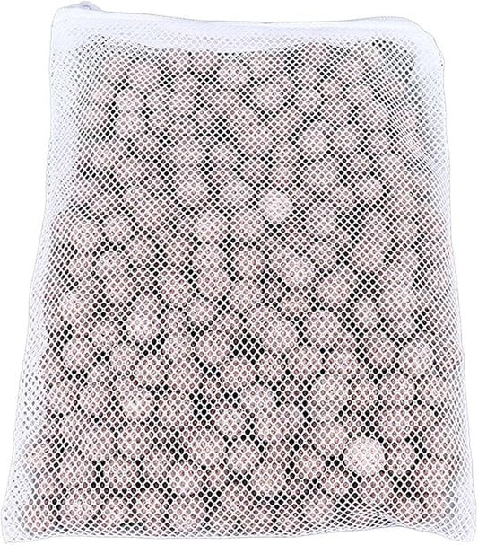 Pssopp Fish Bio Balls, Superior Filtration Efficiency Fish Biofiltration Media Ceramic Ball for Fish Aquarium Filtration