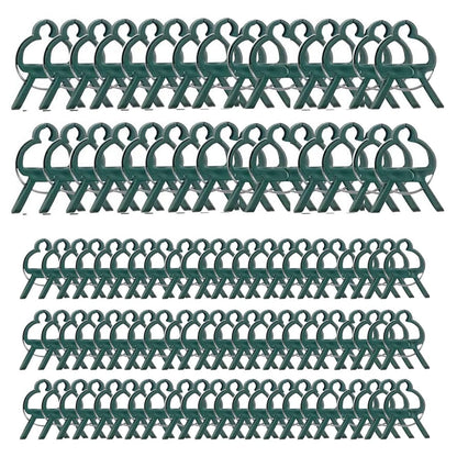 7Queen 80PCS Garden Plant Supports Clips, 2 Sizes Adjusting Reusable Plant Clips for Supporting Stems of Flower Vine Vegetables Tomatoes Climbing