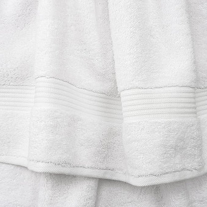 Cotton Paradise 100% Cotton Turkish Washcloth Set for Bathroom, 4 Piece Soft Absorbent Small Hand Face Towels Wash Rags, White