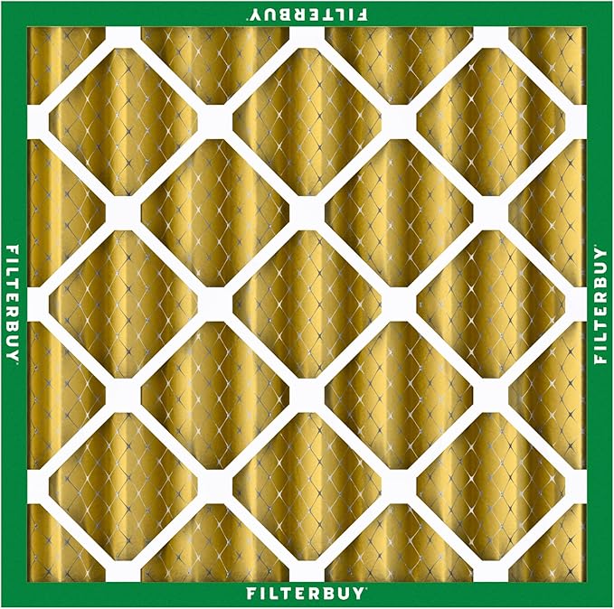Filterbuy 19x19x4 Air Filter MERV 11 Superior Pet & Allergy Defense (12-Pack), Electrostatic Pleated HVAC AC Furnace Filters Replacement, Made in USA (Actual Size: 19.00 x 19.00 x 3.63)