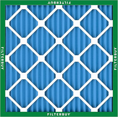 Filterbuy 16x16x1 Air Filter MERV 13 Optimal Smoke & Allergy Defense (3-Pack), Electrostatic Pleated HVAC AC Furnace Filters Replacement, Made in USA (Actual Size: 15.75 x 15.75 x 0.75)