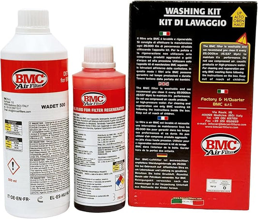BMC (WA250-500) Automotive Air Filter Complete Wash Kit