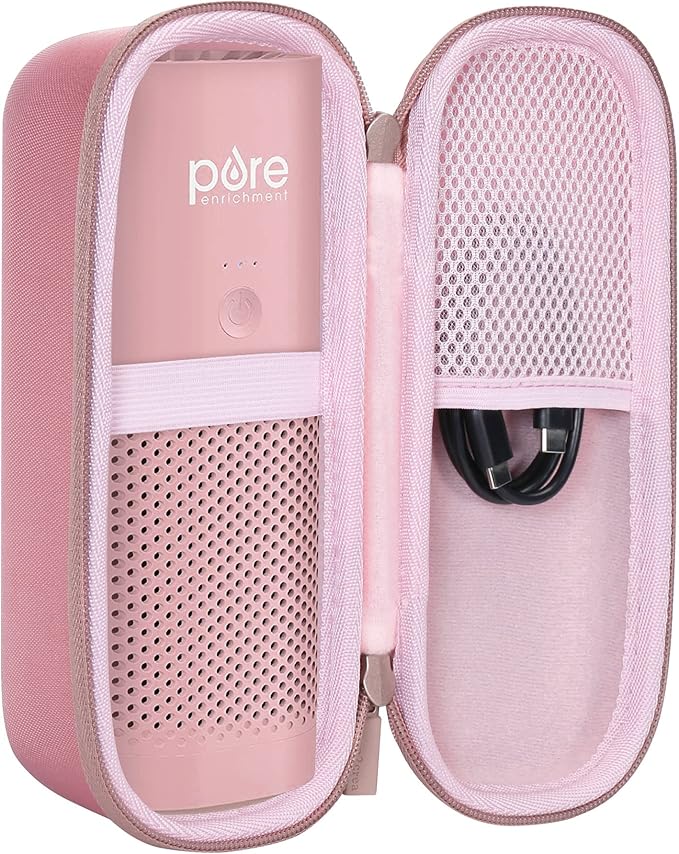 co2CREA Hard Case compatible with Pure Enrichment PureZone Mini Portable Air Purifier (Blush Case)