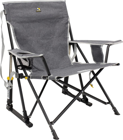 GCI Outdoor Kickback Rocker Outdoor Rocking Chair with Beverage Holder