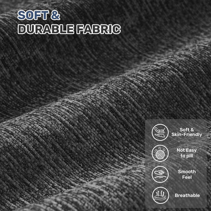 110” Modern Curved Sofa,Oversized Couch for Living Room,Cloud Couch,Modular Sectional Sofa with Deep Seat,No Assembly Required,Black