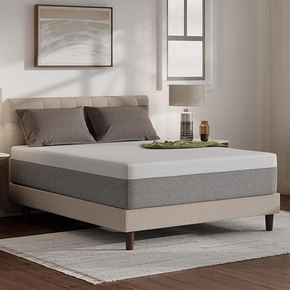 Novilla 12 Inch Twin Size Mattress, Gel Twin Memory Foam Mattress in a Box with Comfort Foam for Pressure Relief & Body Support & Cool Night Sleep, CertiPUR-US Certified