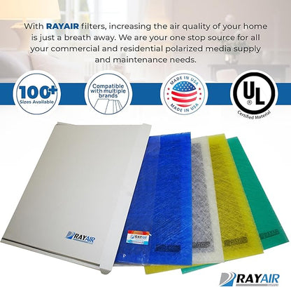 RAYAIR SUPPLY 16x20 Replacement Filter Pads Compatible with Dynamic Air Filter (3 Pack) (16x20)