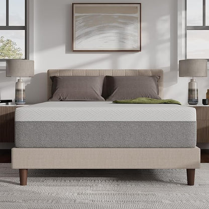 Novilla Mattress King Size 14 Inch, Gel Memory Foam Mattress King in a Box with Comfort Foam for Contour Support & Motion Isolation & Edge Support, CertiPUR-US Certified