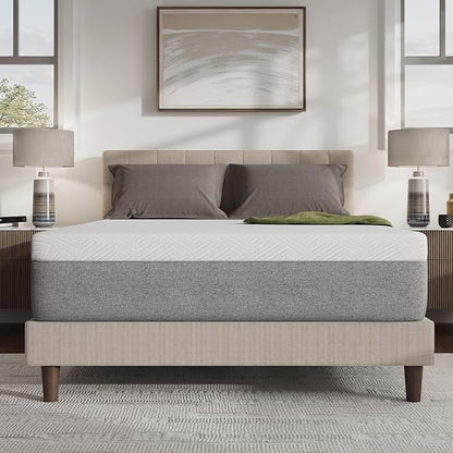 Novilla King Size Mattress 10 Inch, Gel King Memory Foam Mattress in a Box with Comfort Foam for Pressure Relief & Body Support & Cool Night Sleep, CertiPUR-US Certified