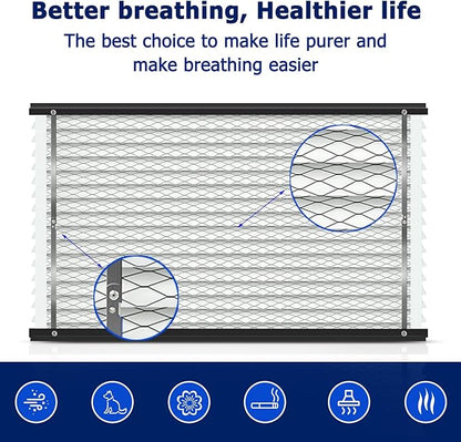 2-Pack 210 Air Filter Replacement Compatible with AprilAire Whole House Air Purifiers,Models 1210, 1620, 2210, 2216, 3210, 4200, MERV 11, Size: 20x25x4 Pleated HVAC AC Furnace Filter