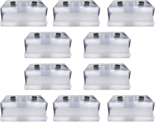 7 Inch Propagation Dome - 100 Pack Humidity Vented Domes – Plant Growing Dome for Seedling, Germination, Soil & Hydroponic Horticulture