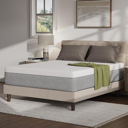 Novilla King Size Mattress 10 Inch, Gel King Memory Foam Mattress in a Box with Comfort Foam for Pressure Relief & Body Support & Cool Night Sleep, CertiPUR-US Certified