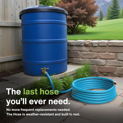 Aeromixer THE HOSE - 3/4 Inch Garden Hose 25Ft, Kinkless Commercial Garden Hoses, Heavy Duty Industrial Water Hoses for Outdoors, 650 PSI High-Pressure Watering Tool for Farming and Gardening