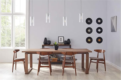 Chrome Pendant Lights Kitchen Island - Large Clear Glass Pendant Light Fixture