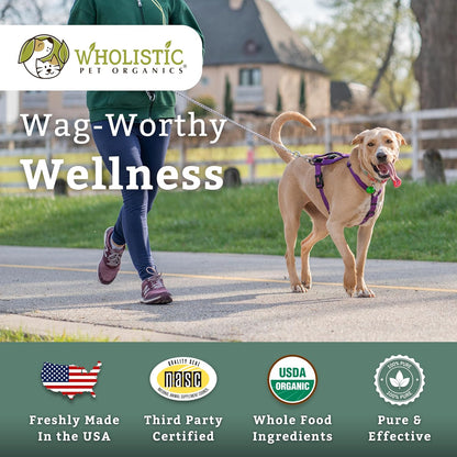 Wholistic Pet Organics Canine Complete - Dog Multivitamin Powder - 4 Lb - Daily Dog Vitamins and Supplements for Homemade Food - Immune System, Skin, Coat & Overall Health - Small and Large Breed