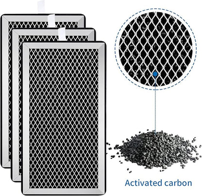 4 Pack Model 15 Replacement Filters Compatible with Air Puri-fier MA Series, H13 True and Activated Carbon, 3 in 1 with Pre-Filter