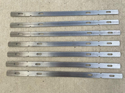 Sandbaggy 12" X Flat Ties for Concrete Forms - 11 Gauge Steel - Wall Ties Compatible with Standard Wedge Bolts - Space and Secure Modular Concrete Forms (12 inch Walls, 25, Count)