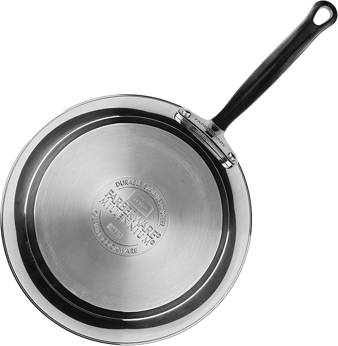Farberware Millennium Stainless Steel Cookware Pots and Pans Set, 10 Piece